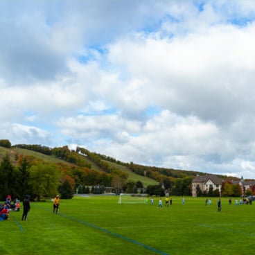 Soccer fields at Boyne Mountain Resort