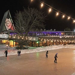 And at Boyne Mountain, we create a smooth surface with the perfect backdrop. Stop by the Boyne Mountain ice rink and lace up your skates. 