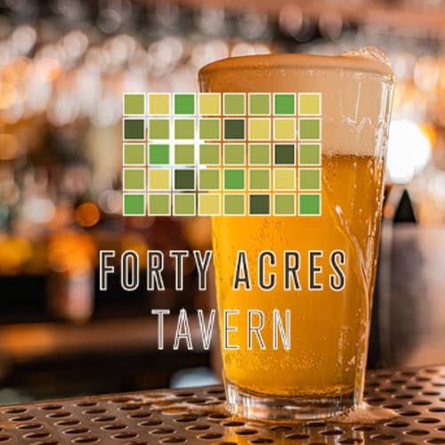 photo of beer at forty acres tavern 