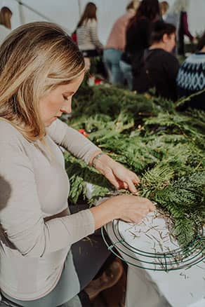 2023 Wreathfest Event by Sweet Water Floral and Boyne Mountain Resort