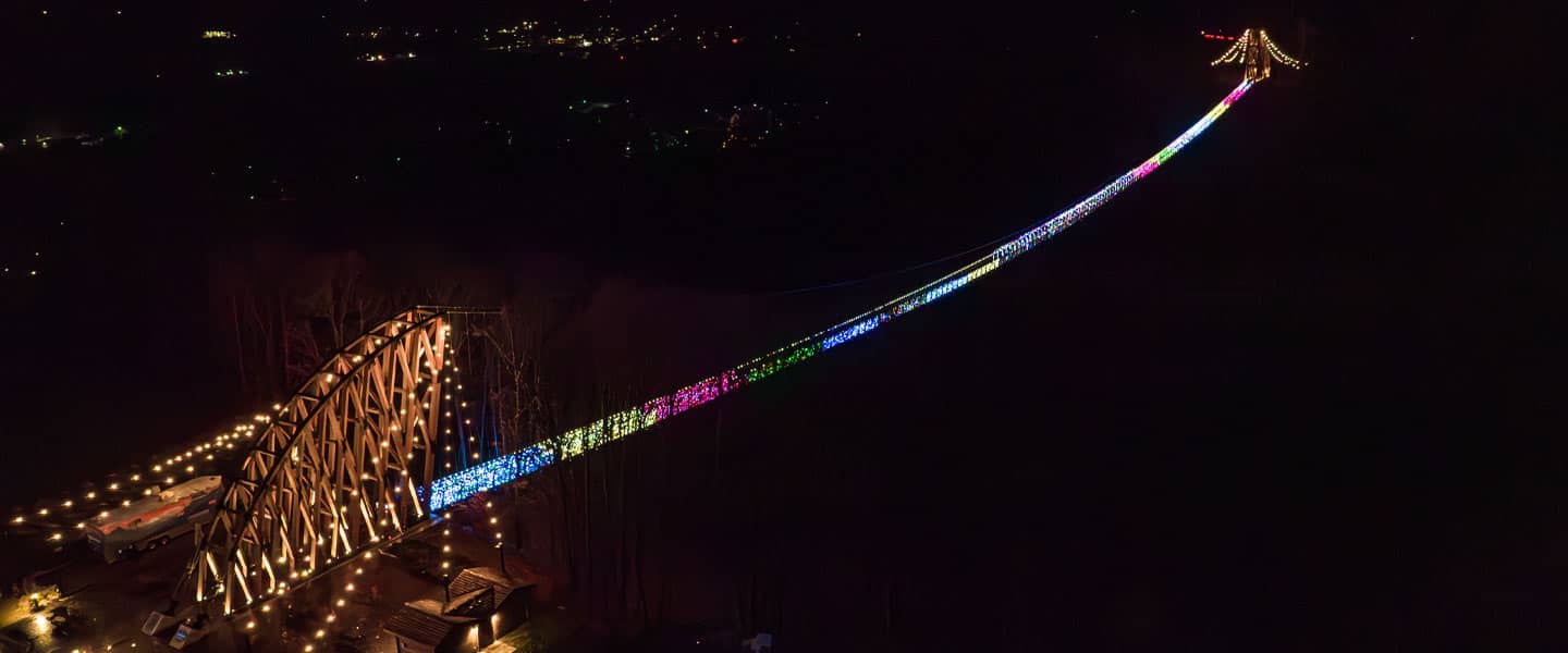 Lights in the Sky at SkyBridge Michigan