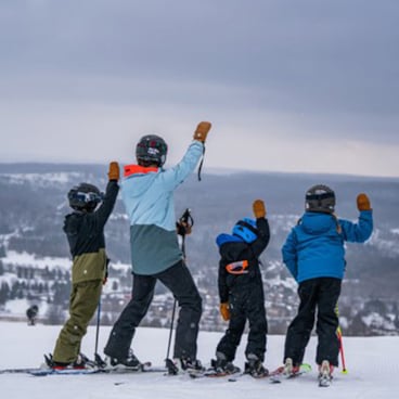 Family Waving