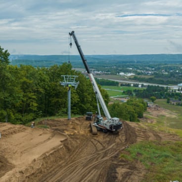 New boyneland chairlift