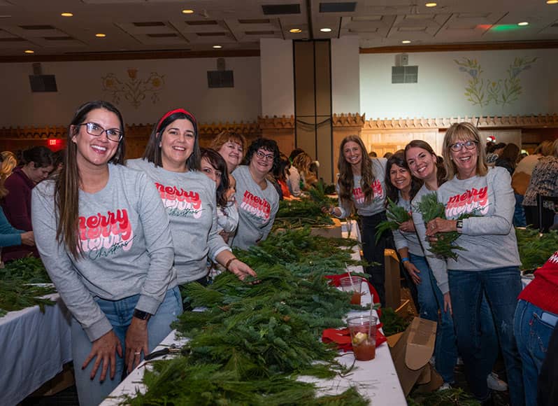 2023 Wreathfest Event by Sweet Water Floral and Boyne Mountain Resort